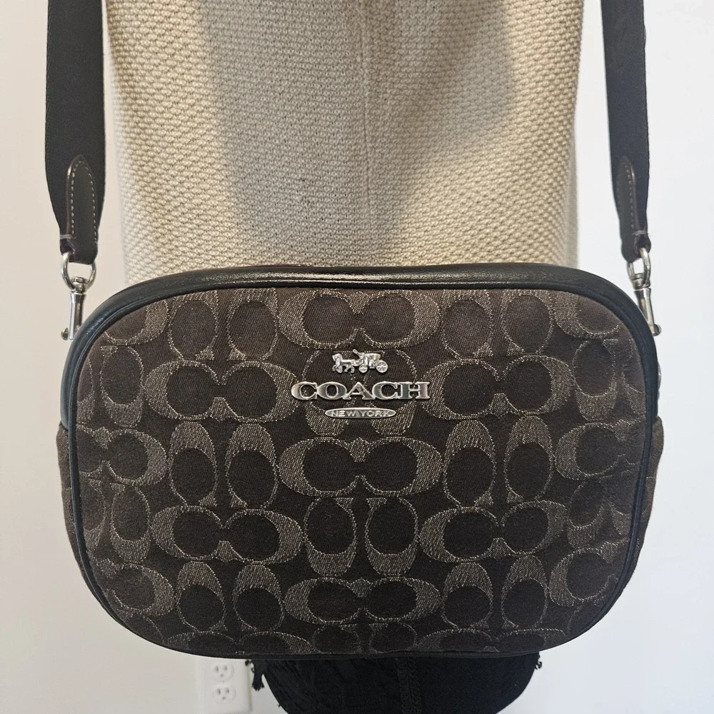 Coach Jamie Camera Crossbody Bag In Signature Denim